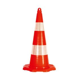 FM Trafik 70 cm Çift Reflektifli Pvc Koni
