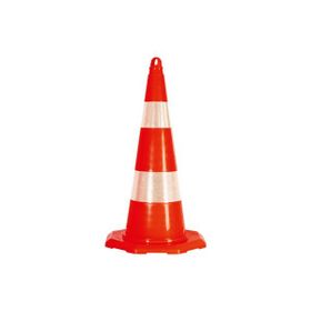 FM Trafik 70 cm Çift Reflektifli Pvc Koni