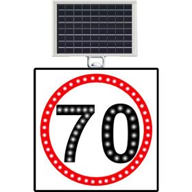 FM Trafik 70 Km/H 600x600 mm Hız Limiti