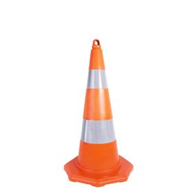 FM Trafik 75 cm 90 cm Çift Reflektifli Pvc Koni