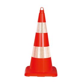 FM Trafik 75 cm 90 cm Çift Reflektifli Pvc Koni