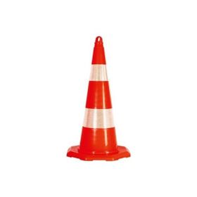 FM Trafik 750 mm 3 kg Çift Reflektifli Kırılmaz Trafik Konisi