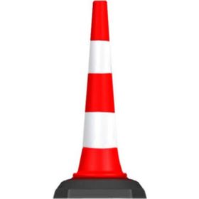FM Trafik 750 mm Kauçuk Tabanlı Trafik Ve Reklam Konisi
