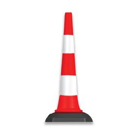 FM Trafik 750 mm Kauçuk Tabanlı Trafik Ve Reklam Konisi