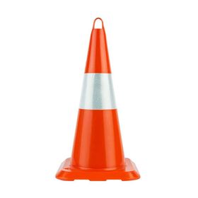 FM Trafik 75'lik Tek Reflektifli Kırılmaz Trafik Konisi