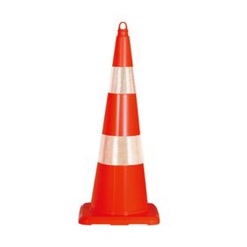FM Trafik 90 cm Çift Reflektifli Pvc Koni