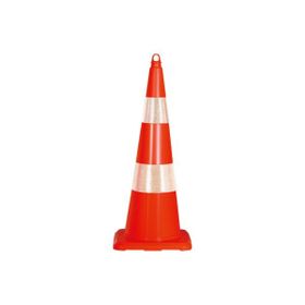 FM Trafik 90 cm Çift Reflektifli Pvc Koni