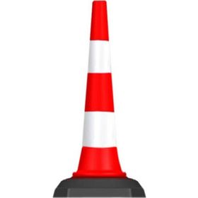 FM Trafik 900 mm Kauçuk Tabanlı Trafik Ve Reklam Konisi