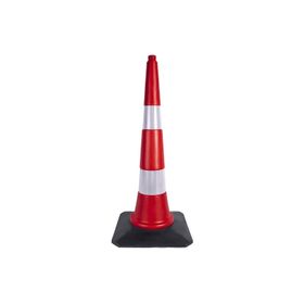 FM Trafik 900 mm Kauçuk Tabanlı Trafik Ve Reklam Konisi