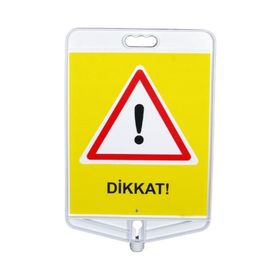 FM Trafik Çift Taraflı Yavaş Uyarı Tabelası