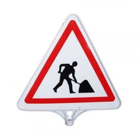 FM Trafik Çift Taraflı Yolda Çalışma Var Tabelası