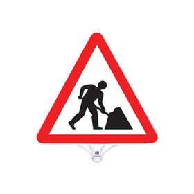 FM Trafik Çift Taraflı Yolda Çalışma Var Tabelası