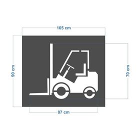 FM Trafik Forklift Boya Şablonu