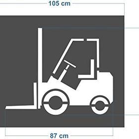 FM Trafik Forklift Boya Şablonu