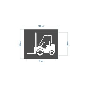 FM Trafik Forklift Boya Şablonu