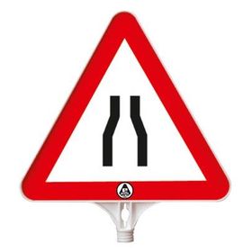 FM Trafik Her İki Yönden Daralan Yol Üçgen Uyarı Levhası