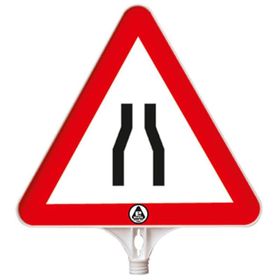 FM Trafik Her İki Yönden Daralan Yol Üçgen Uyarı Levhası