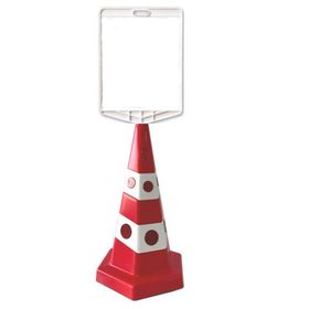 FM Trafik Kedi Gözlü 650 mm Dikdörtgen Tabela Reklam Konisi