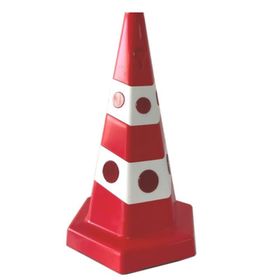 FM Trafik Kedi Gözlü 650 mm Reklam Konisi