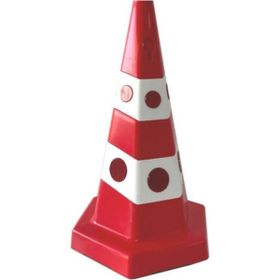 FM Trafik Kedi Gözlü 650 mm Reklam Konisi