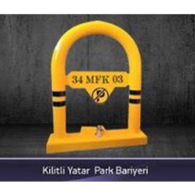 FM Trafik Kilitli Yatar Park Bariyeri