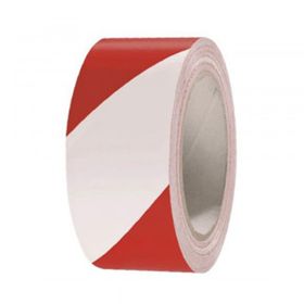 FM Trafik Kırmızı Beyaz 5 cm x 30 m Yer İşaretleme Bantı