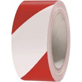 FM Trafik Kırmızı Beyaz 5 cm x 30 m Yer İşaretleme Bantı