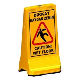 FM Trafik Ultra Levhalı Sari Reklam Dubası