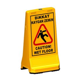 FM Trafik Ultra Levhalı Sari Reklam Dubası