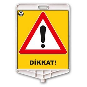 FM Trafik Yavaş Dikdörtgen Uyarı Levhası