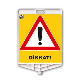 FM Trafik Yavaş Dikdörtgen Uyarı Levhası