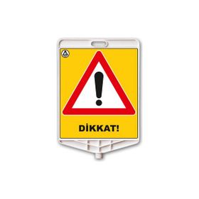 FM Trafik Yavaş Dikdörtgen Uyarı Levhası