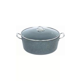 FMS G1009 Granit 34 cm Gri Endüstriyel Derin Tencere