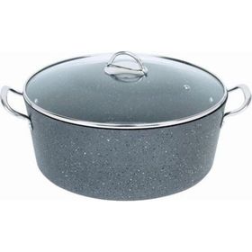 FMS G1009 Granit 34 cm Gri Endüstriyel Derin Tencere