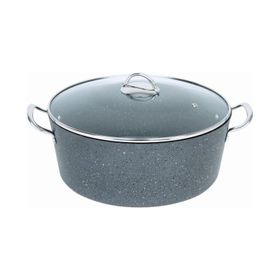 FMS G1009 Gri Granit Endüstriyel 34 No Derin Tencere