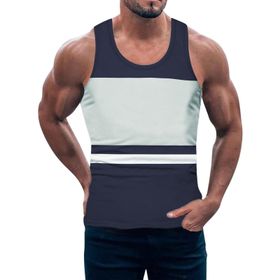 FNKDOR cjie3k14 Sıfır Kol Marine Erkek T-shirt
