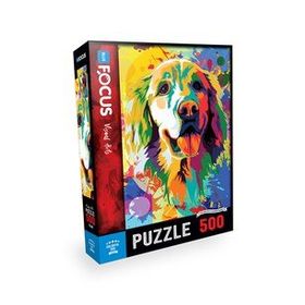 Focus 500 Parça Colorful Dog Puzzle