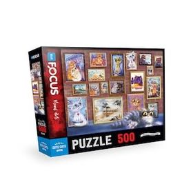 Focus 500 Parça Cute Cats Puzzle