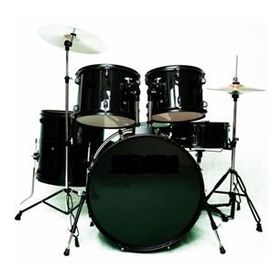Focus FCP0803-BK 5 Parça 20B/10T/12T/14F/14S Aksamlı Zilli Siyah Akustik Davul Seti