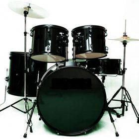 Focus FCP0803-BK 5 Parça 20B/10T/12T/14F/14S Aksamlı Zilli Siyah Akustik Davul Seti