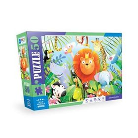 Focus Games BF314 Vahşi Hayvanlar 50 Parça Renkli Puzzle