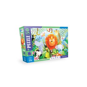 Focus Games BF314 Vahşi Hayvanlar 50 Parça Renkli Puzzle