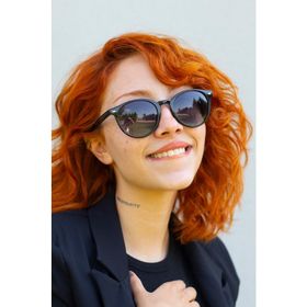 Focus On Luke Black Yuvarlak Polarize Güneş Gözlüğü