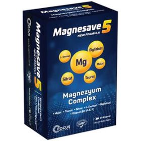Focus Pharma Magnesave5 Magnezyum Complex 60 Kapsül