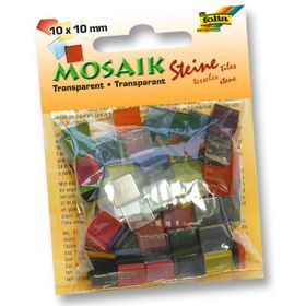 Folia 10x10 mm 45 g Karışık Renk Mozaik Transparan