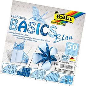Folia 464-1515 Mavi 50 Yaprak 15x15 cm Origami Kağıdı
