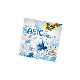 Folia 464-1515 Mavi 50 Yaprak 15x15 cm Origami Kağıdı
