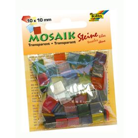 Folia 57209 10x10 mm 190 Adet Karışık Renk Mozaik Transparan