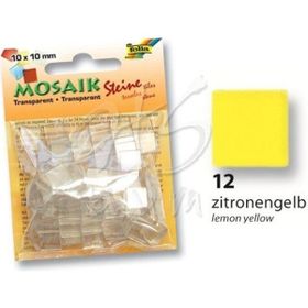 Folia 57212 10x10 mm 190 Adet Sarı Transparan Mozaik