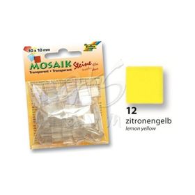 Folia 57212 10x10 mm 190 Adet Sarı Transparan Mozaik